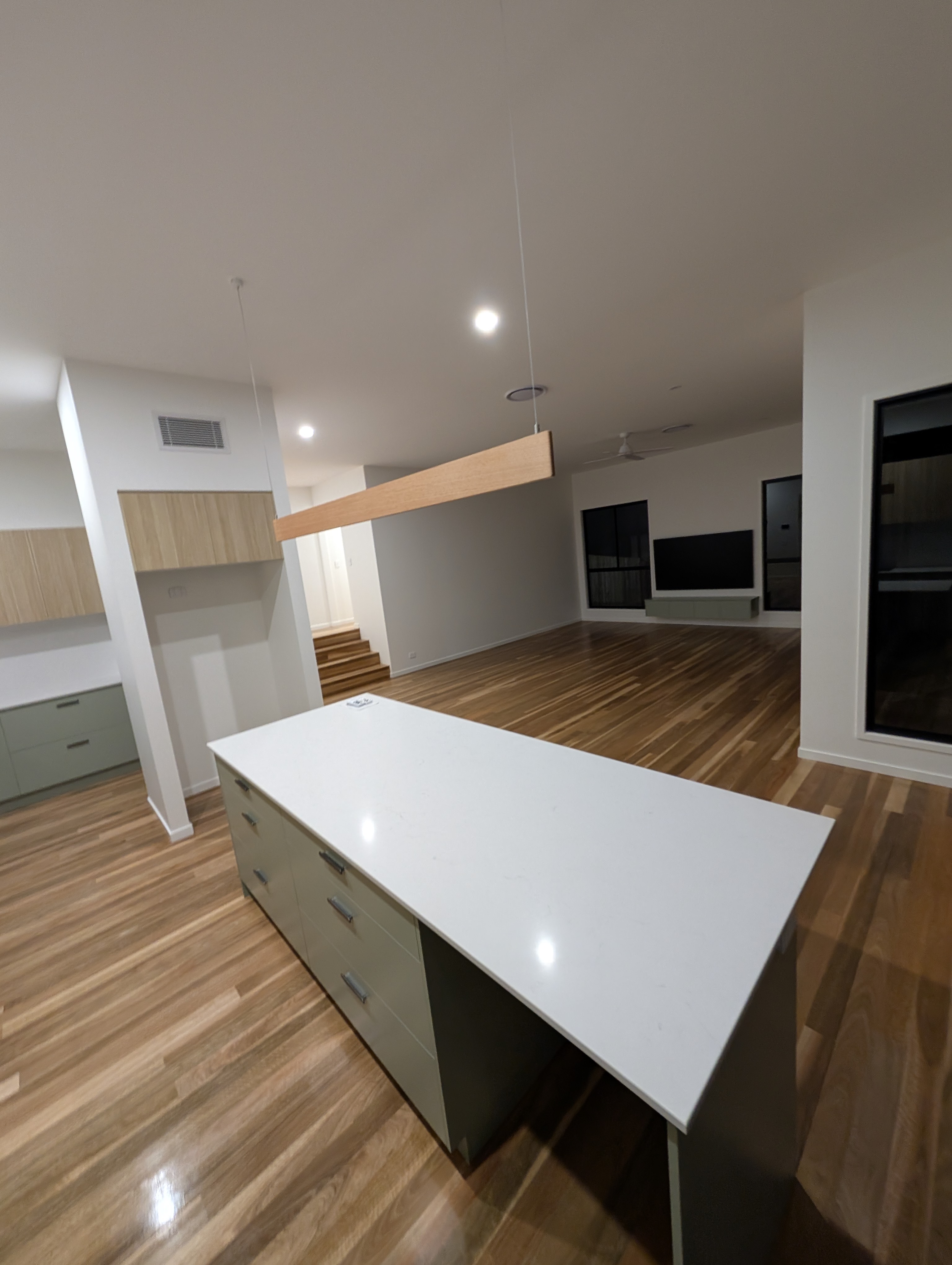 Builders clean Camp Hill - Living area
